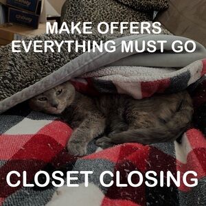 Closet Closing!!! Send an offer today!